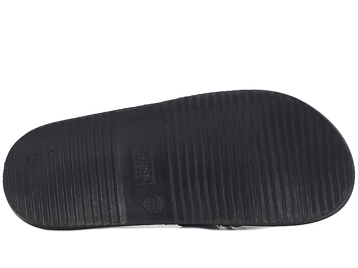 Gezer Merdane 15837.00 Düz Yüz Never Give Up Günlük Terlik Siyah - Beyaz - 3