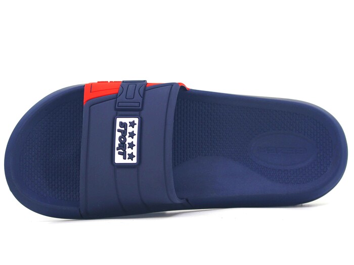 Gezer Merdane 15844.00 Düz Yüz Sport Günlük Terlik Lacivert - Kırmızı - Beyaz - Gezer (1)