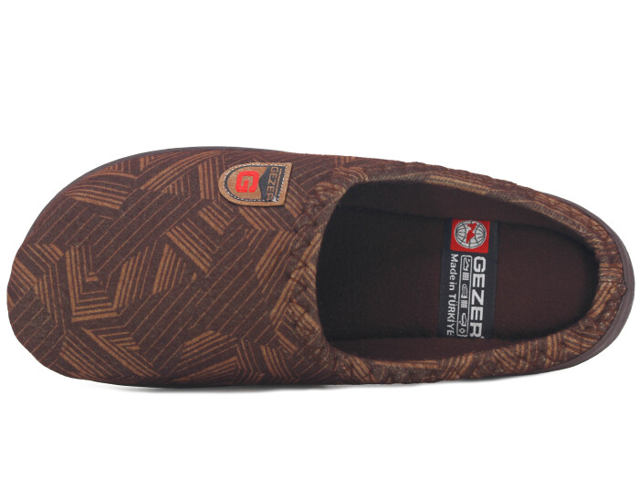 Gezer Merdane 15898.00 Poli Winter Gondol Kışlık Ev Terliği Kahve - 2