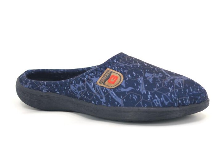 Gezer Merdane 15902.00 Winter PVC Gondol Kışlık Ev Terliği Lacivert - Gezer