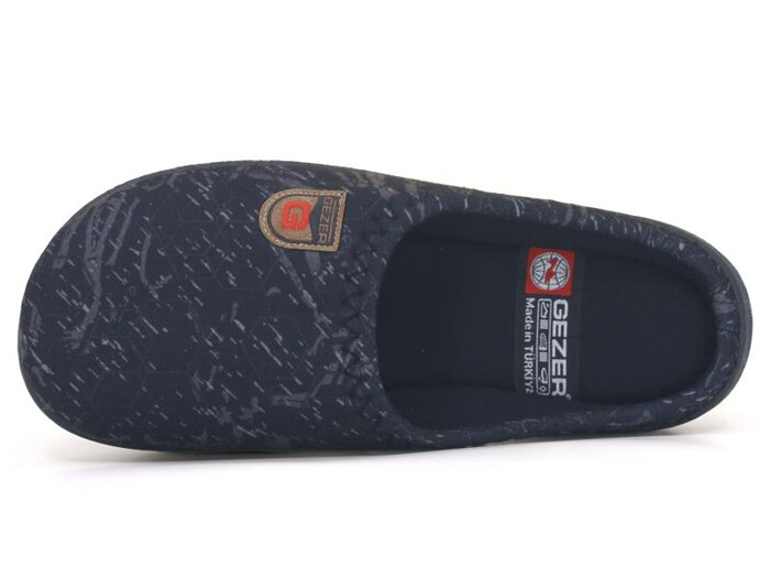 Gezer Merdane 15902.00 Winter PVC Gondol Kışlık Ev Terliği Siyah - Gezer (1)