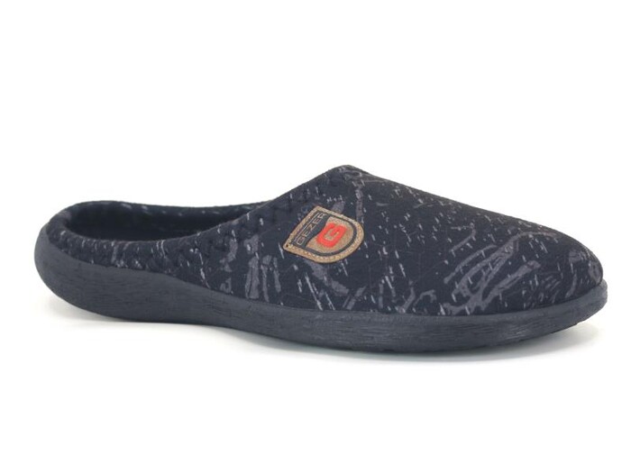 Gezer Merdane 15902.00 Winter PVC Gondol Kışlık Ev Terliği Siyah - Gezer