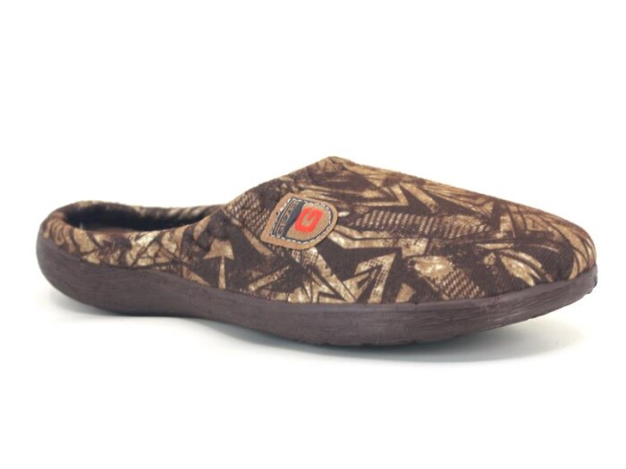 Gezer Merdane 15903.00 PVC Winter Kışlık Ev Terliği Kahve 