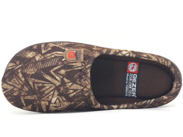 Gezer Merdane 15903.00 PVC Winter Kışlık Ev Terliği Kahve - Gezer (1)