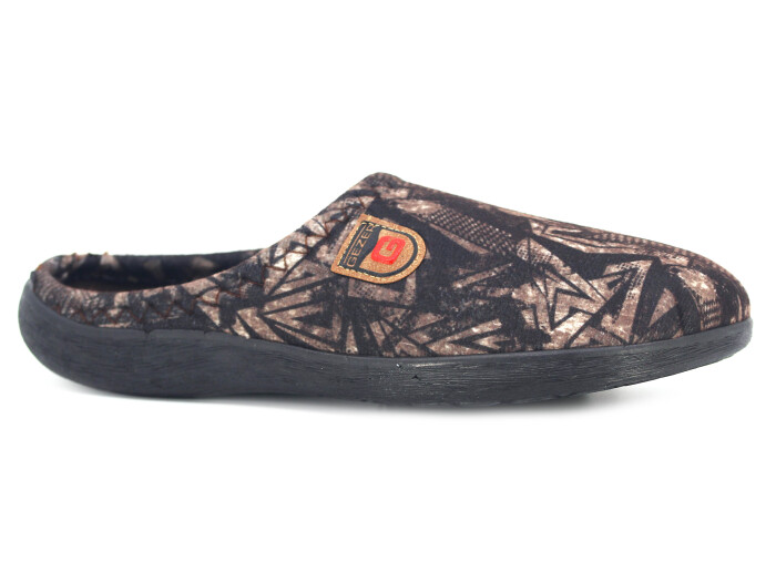 Gezer Merdane 15903.00 PVC Winter Kışlık Ev Terliği Koyu Kahve - 1