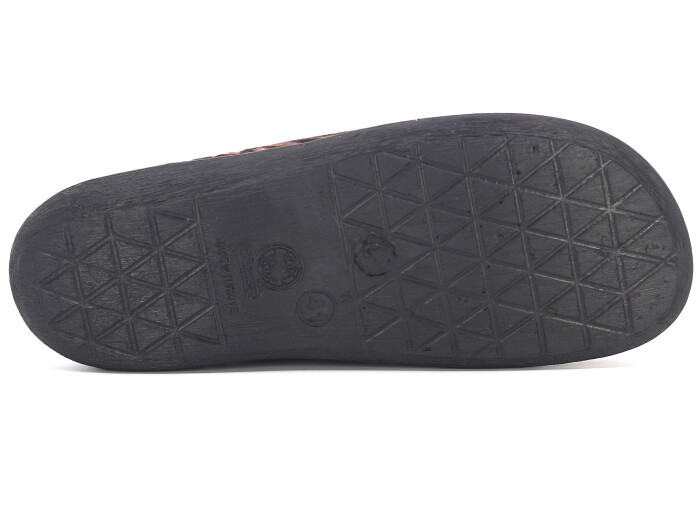 Gezer Merdane 15903.00 PVC Winter Kışlık Ev Terliği Koyu Kahve - 3