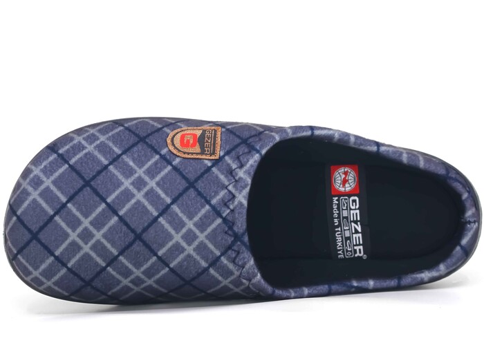 Gezer Merdane 15904.00 PVC Winter Kışlık Ev Terliği Lacivert - 2