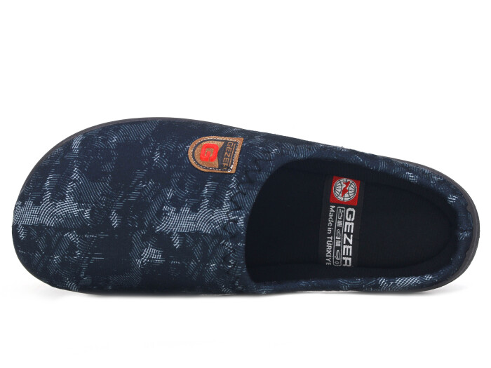 Gezer Merdane 15906.00 PVC Winter Gondol Kışlık Ev Terliği Siyah - Gezer (1)