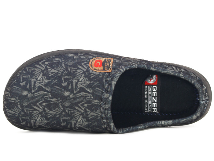 Gezer Merdane 15907.00 PVC Winter Kışlık Ev Terliği Gri - Gezer (1)