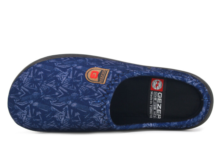 Gezer Merdane 15907.00 PVC Winter Kışlık Ev Terliği Lacivert - Gezer (1)