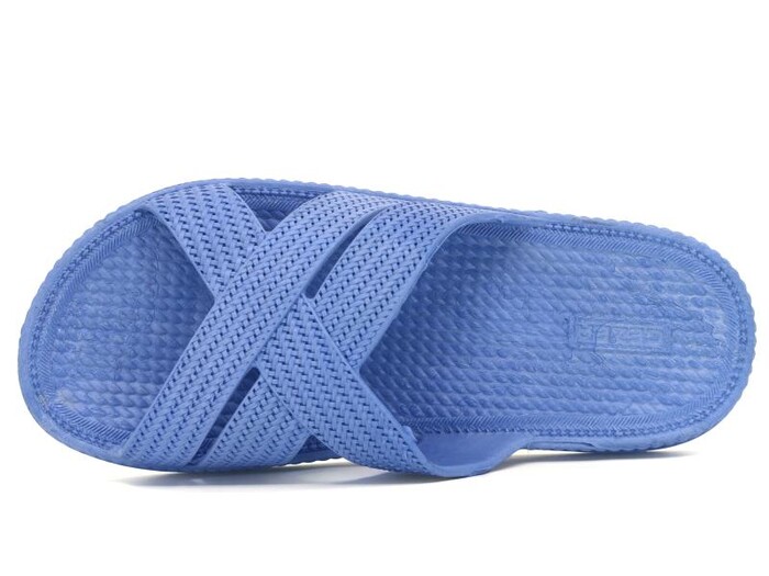 Gezer Merdane 16021.00 Çapraz Geçmeli Airblow Kaydırmaz Terlik Mavi - Gezer (1)