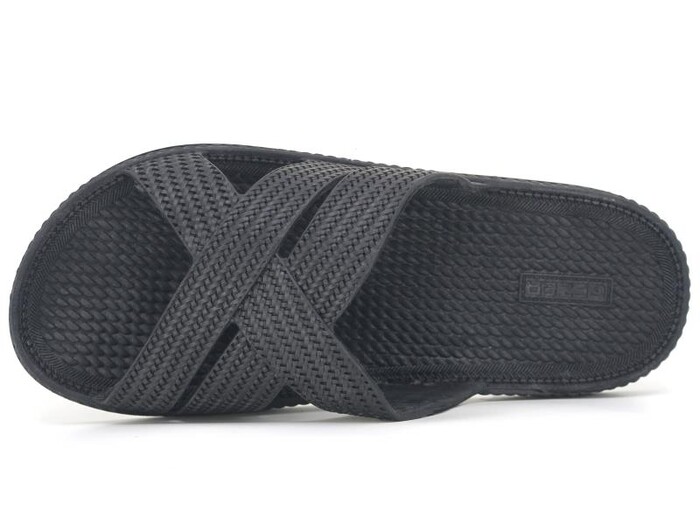 Gezer Merdane 16021.00 Çapraz Geçmeli Airblow Kaydırmaz Terlik Siyah - Gezer (1)