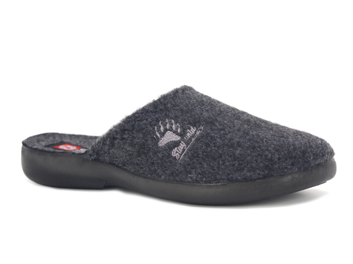 Gezer Merdane 16092.00 Poli Kışlık Ev Terliği Antrasit - Gezer