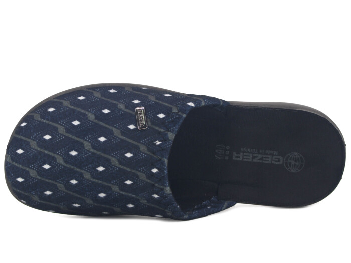 Gezer Merdane 16156.00 Traşlı Ev Terliği Siyah - Gezer (1)