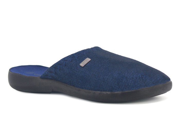 Gezer Merdane 16157.00 Traşlı Ev Terliği Lacivert - Gezer