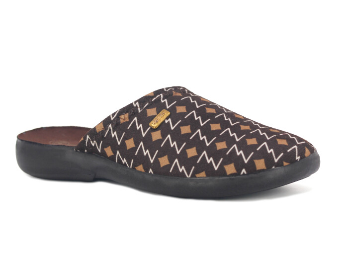 Gezer Merdane 16158 Traşlı Ev Terliği Kahve - Gezer