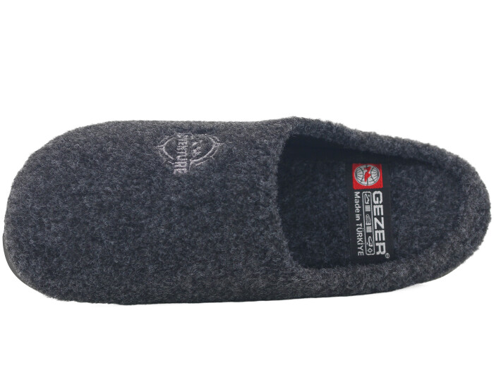 Gezer Merdane 16573.00 Poli Keçeli Gondol Ev Terliği Antrasit - 2