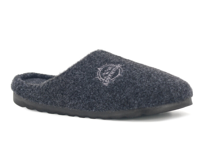 Gezer Merdane 16573.00 Poli Keçeli Gondol Ev Terliği Antrasit - Gezer