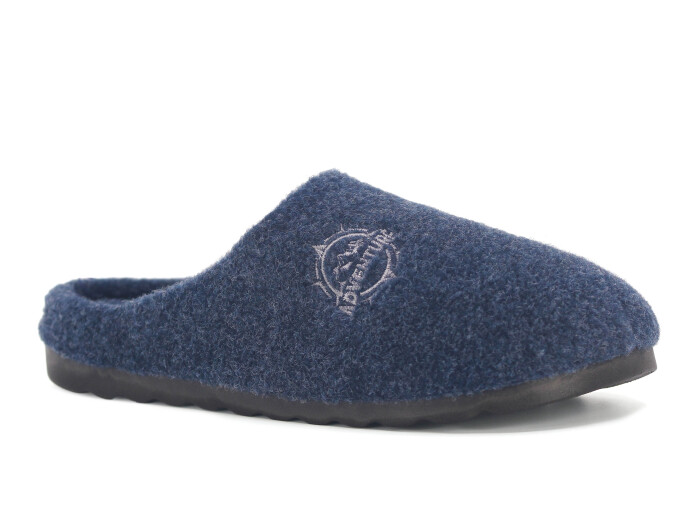 Gezer Merdane 16573.00 Poli Keçeli Gondol Ev Terliği Koyu Lacivert - 1