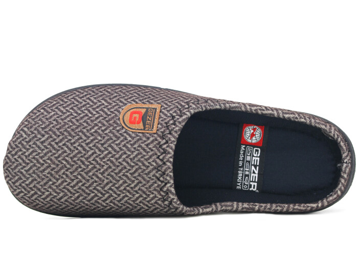 Gezer Merdane 16181.00 PVC Winter Kışlık Ev Terliği Gri - Gezer (1)