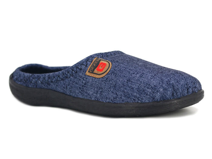 Gezer Merdane 16184.00 PVC Winter Gondol Kışlık Ev Terliği Lacivert - Gezer