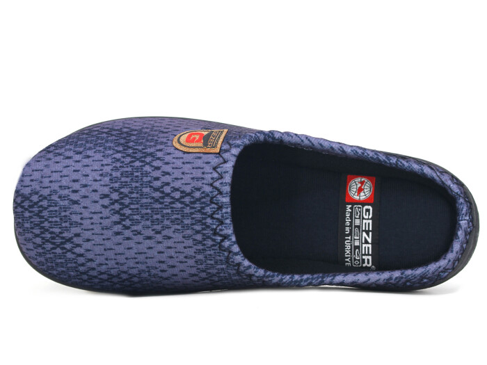 Gezer Merdane 16190.00 PVC Winter Gondol Kışlık Ev Terliği Lacivert - Gezer (1)
