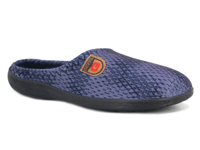 Gezer Merdane 16190.00 PVC Winter Gondol Kışlık Ev Terliği Lacivert - Gezer