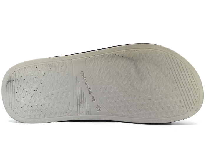 Gezer Merdane 16386 Çift Toka Günlük Terlik Siyah - 3