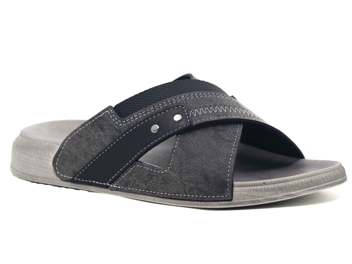 Gezer Merdane 16387.00 Çapraz Günlük Terlik Siyah - Gezer