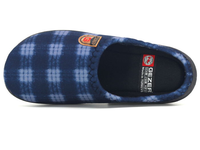 Gezer Merdane 16389.00 PVC Winter Gondol Kışlık Ev Terliği Lacivert - 2