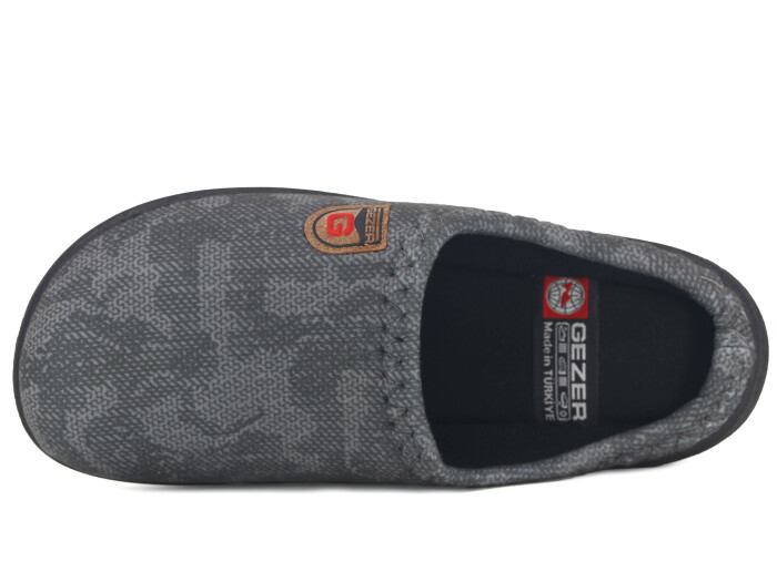 Gezer Merdane 16390.00 PVC Winter Gondol Kışlık Ev Terliği Gri - 2