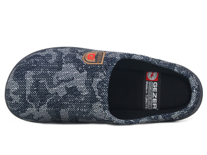 Gezer Merdane 16390.00 PVC Winter Gondol Kışlık Ev Terliği Siyah - Gezer (1)