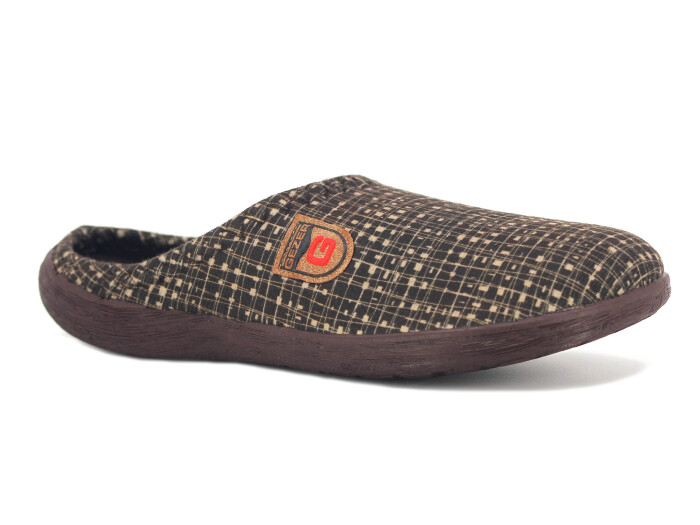 Gezer Merdane 16433.00 PVC Winter Gondol Kışlık Ev Terliği Kahve - Gezer