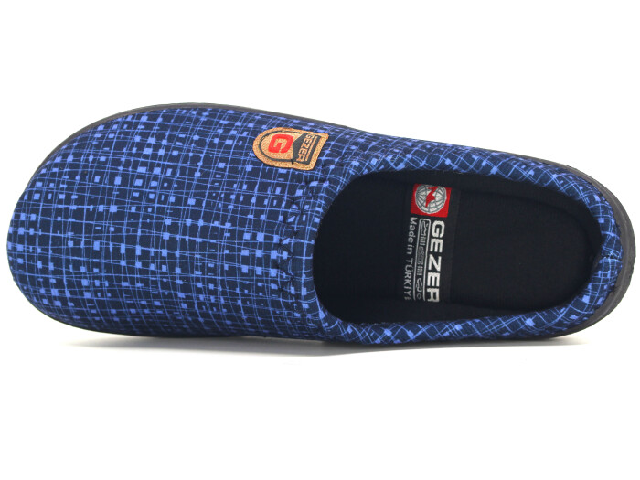 Gezer Merdane 16433.00 PVC Winter Gondol Kışlık Ev Terliği Lacivert - 2