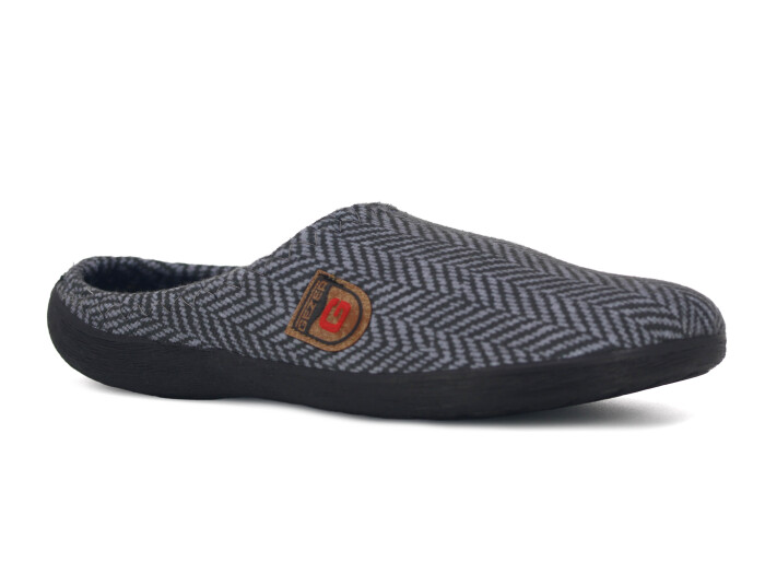 Gezer Merdane 16434.00 PVC Winter Gondol Kışlık Ev Terliği Gri - Gezer