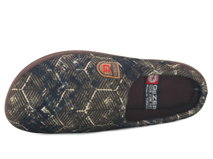 Gezer Merdane 16439.00 Poli Winter Gondol Kışlık Ev Terliği Kahve - 2