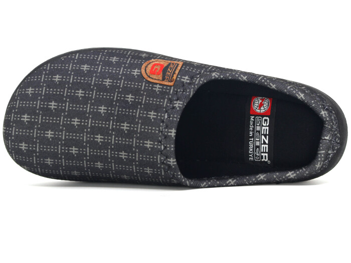 Gezer Merdane 16441.00 Poli Winter Gondol Kışlık Ev Terliği Gri - 2