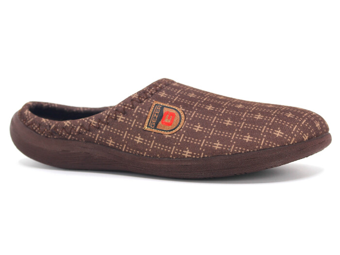 Gezer Merdane 16441.00 Poli Winter Gondol Kışlık Ev Terliği Kahve - Gezer