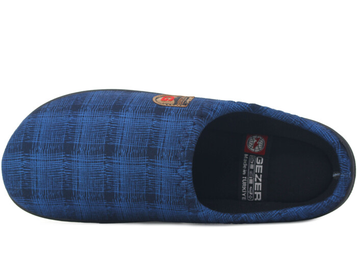 Gezer Merdane 16444.00 PVC Winter Gondol Kışlık Ev Terliği Lacivert - Gezer (1)