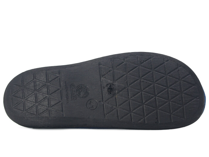 Gezer Merdane 16444.00 PVC Winter Gondol Kışlık Ev Terliği Lacivert - 3