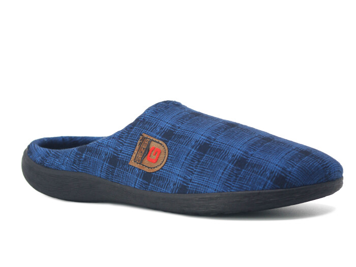 Gezer Merdane 16444.00 PVC Winter Gondol Kışlık Ev Terliği Lacivert - 1