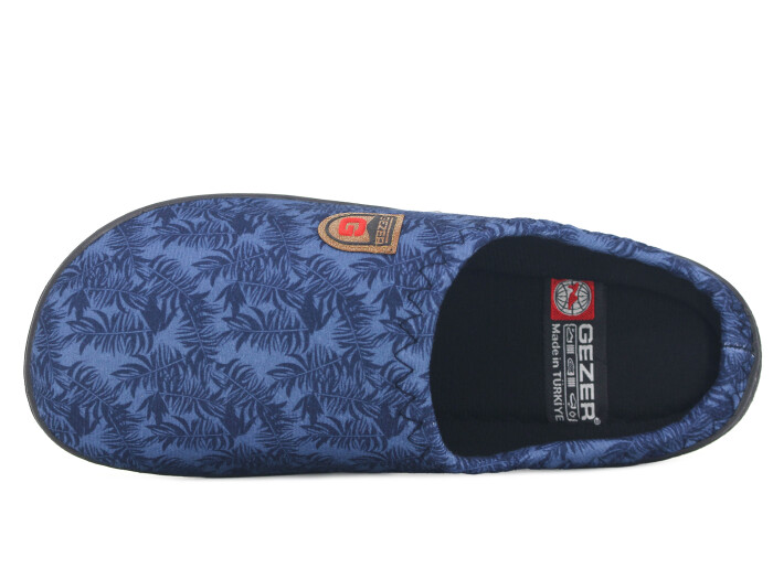 Gezer Merdane 16449.00 PVC Winter Gondol Kışlık Ev Terliği Lacivert - 2