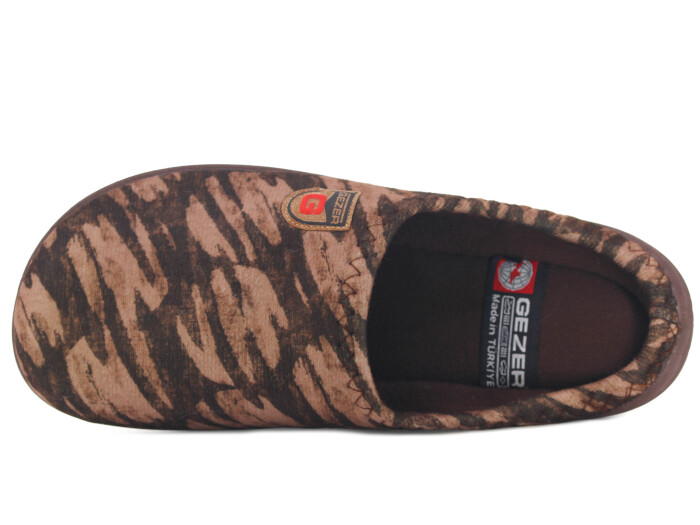 Gezer Merdane 16450.00 Poli Winter Gondol Kışlık Ev Terliği Kahve - 2