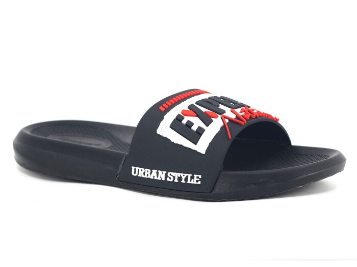 Gezer Merdane 16504.00 Düz Yüz Günlük Terlik Siyah - Beyaz - Kırmızı - Gezer