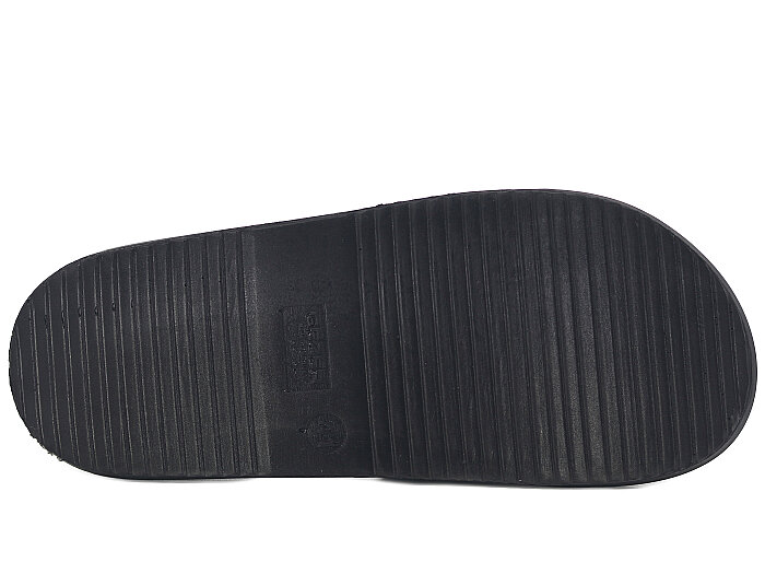 Gezer Merdane 16504.00 Düz Yüz Günlük Terlik Siyah - Beyaz - Sarı - 3