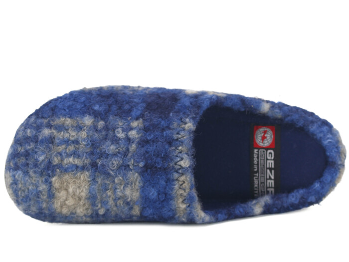 Gezer Merdane 16524.00 Poli Gondol Ev Terliği Lacivert - Gezer (1)