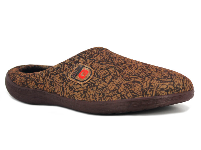 Gezer Merdane 16562.00 PVC Winter Gondol Kışlık Ev Terliği Kahve - Gezer