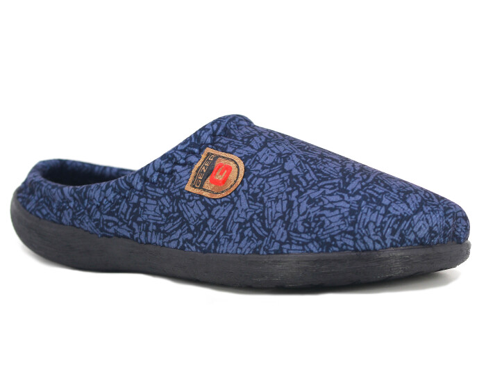 Gezer Merdane 16562.00 PVC Winter Gondol Kışlık Ev Terliği Lacivert - Gezer