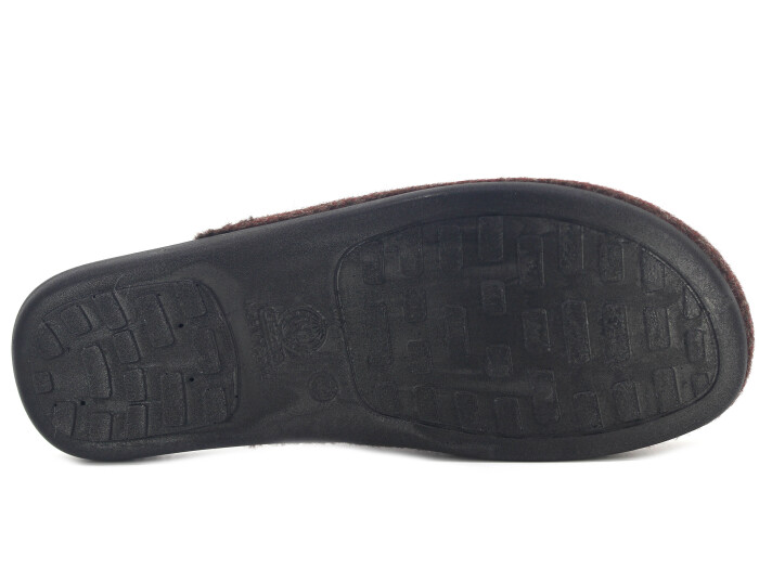 Gezer Merdane 16603.00 Kışlık Cırtlı Keçeli Ev Terliği Kahve - 3