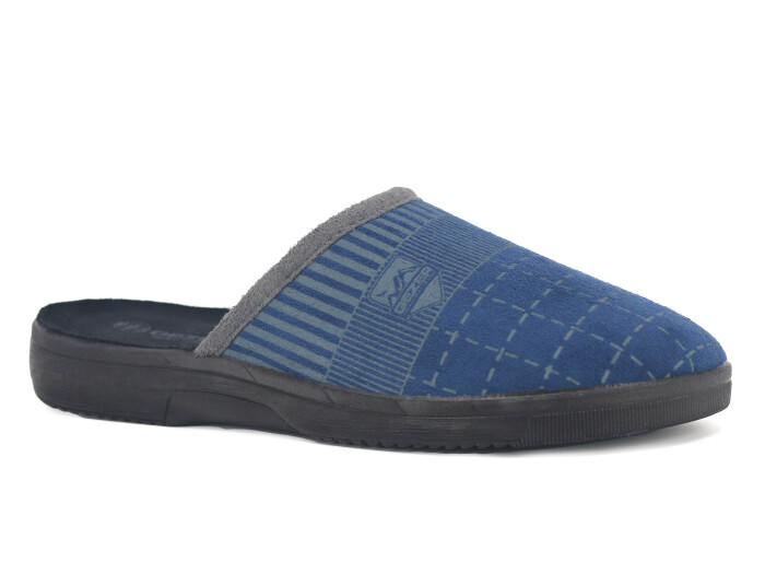 Gezer Merdane 16647.00 Poli Kışlık Ev Terliği Lacivert - Gezer